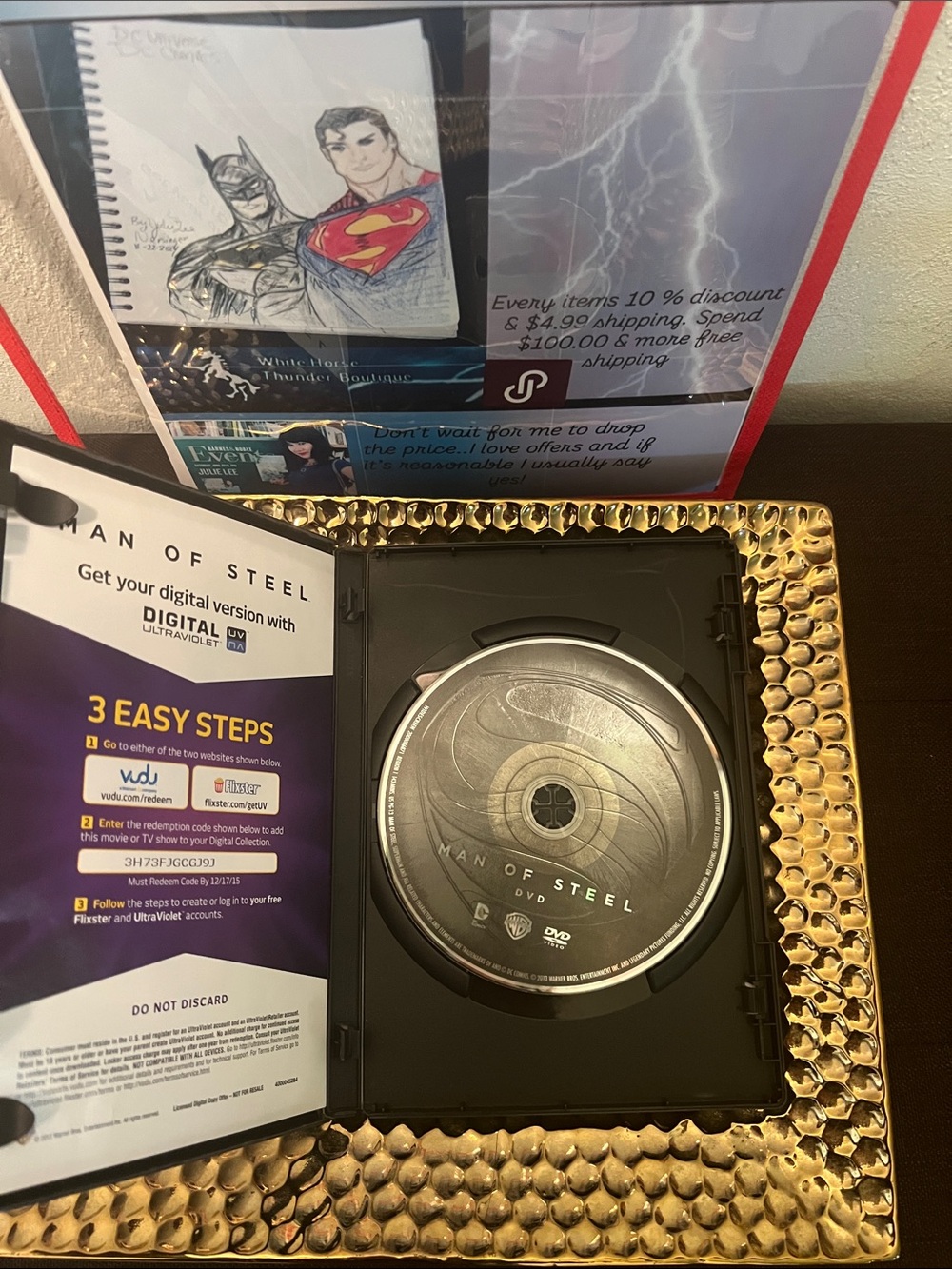 Warner Bros. Man of Steel DVD - Red, Blue, Black - Picture 2 of 16